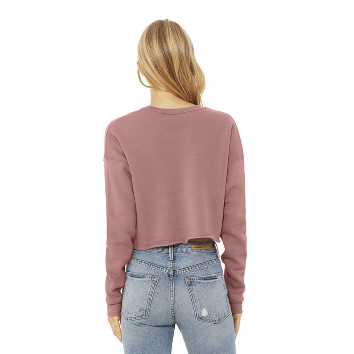 Bella + Canvas® Ladies Cropped Fleece Crew
