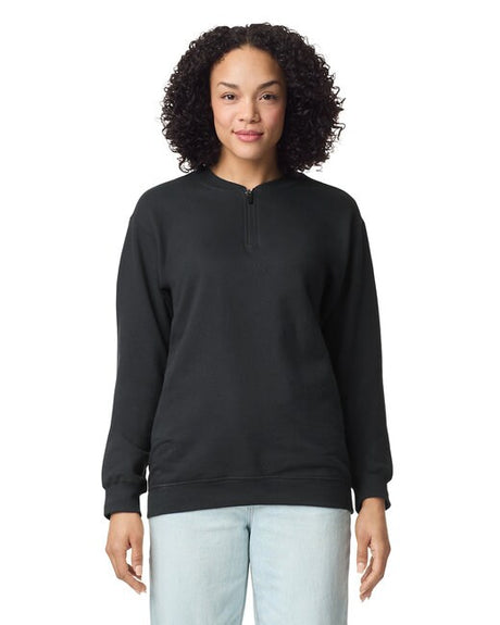 Gildan® Softstyle Midweight Fleece Quarter Zip Sweatshirt
