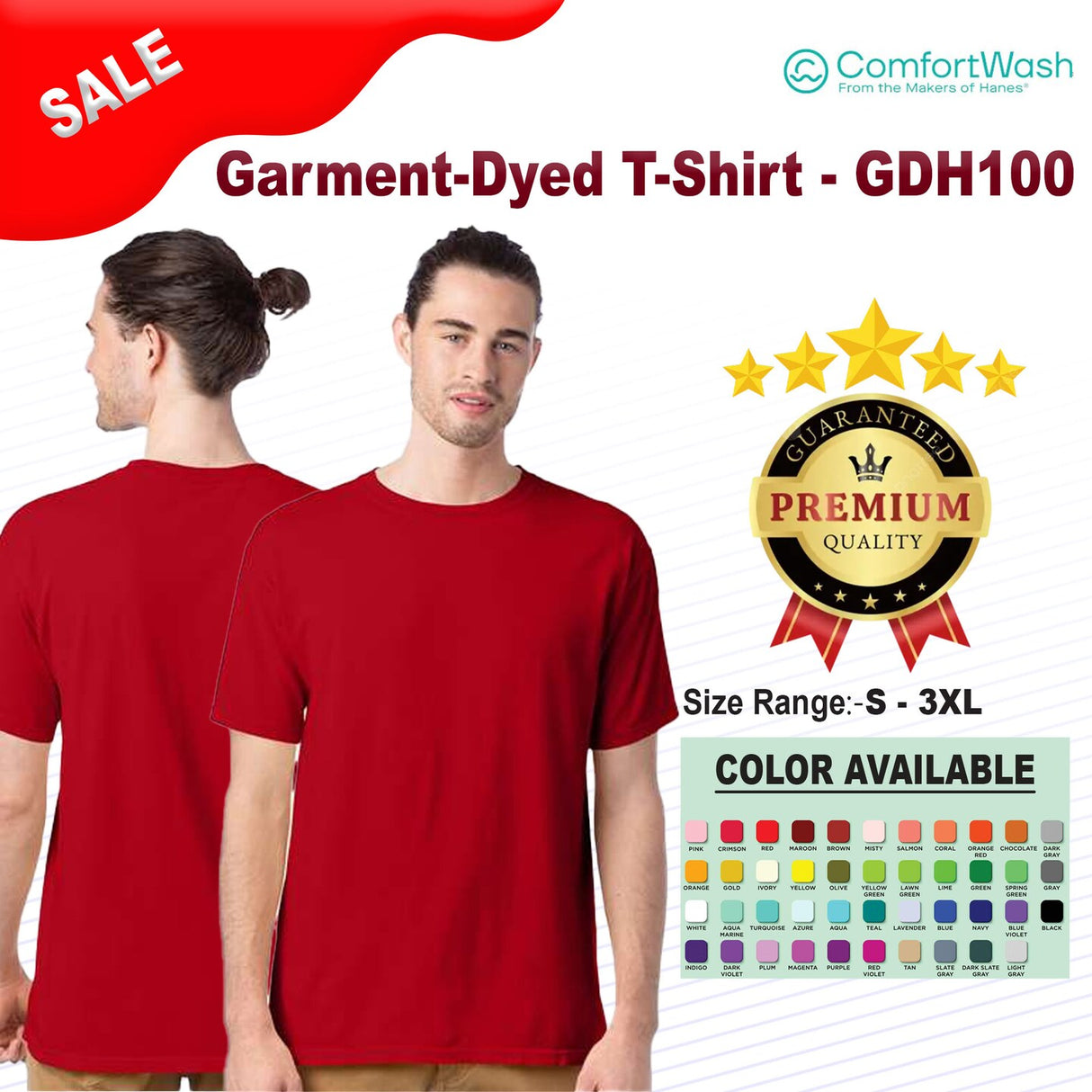 Hanes® Garment Dyed T-Shirt