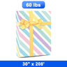 Striped Gift Wrap 30" x 208' Roll 60 lbs
