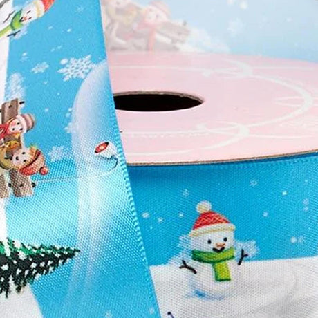 Christmas festival Satin Ribbon 25 Yards x 1.5 Inches 1 Roll