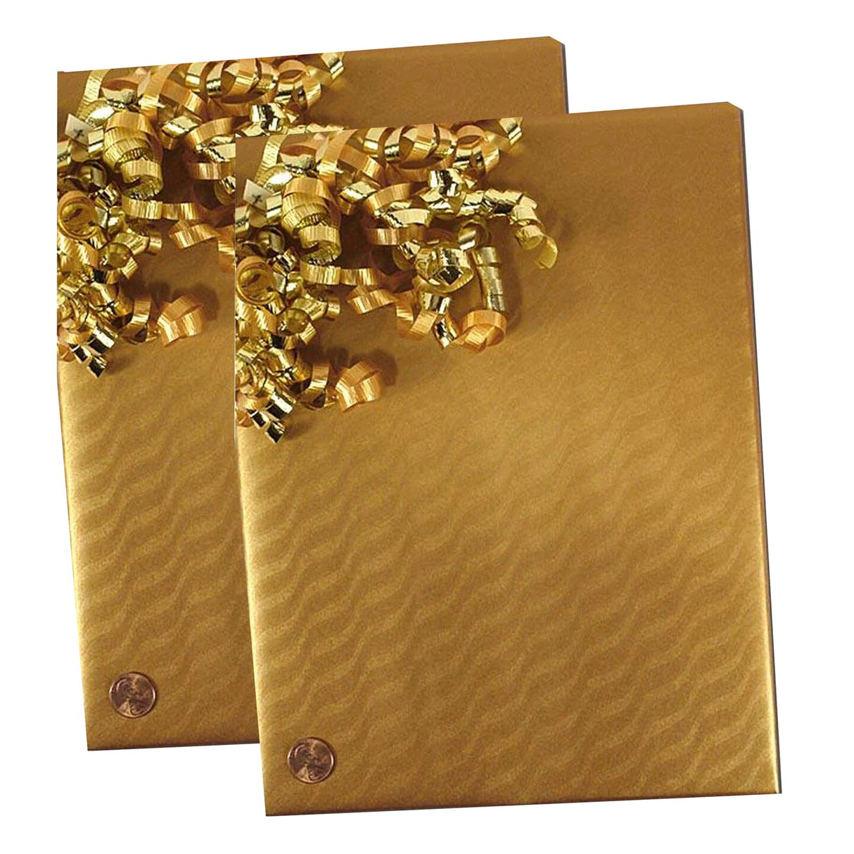 Sand Dunes Embossed Metallic Wrapping Paper 30" x 833" Jumbo Roll