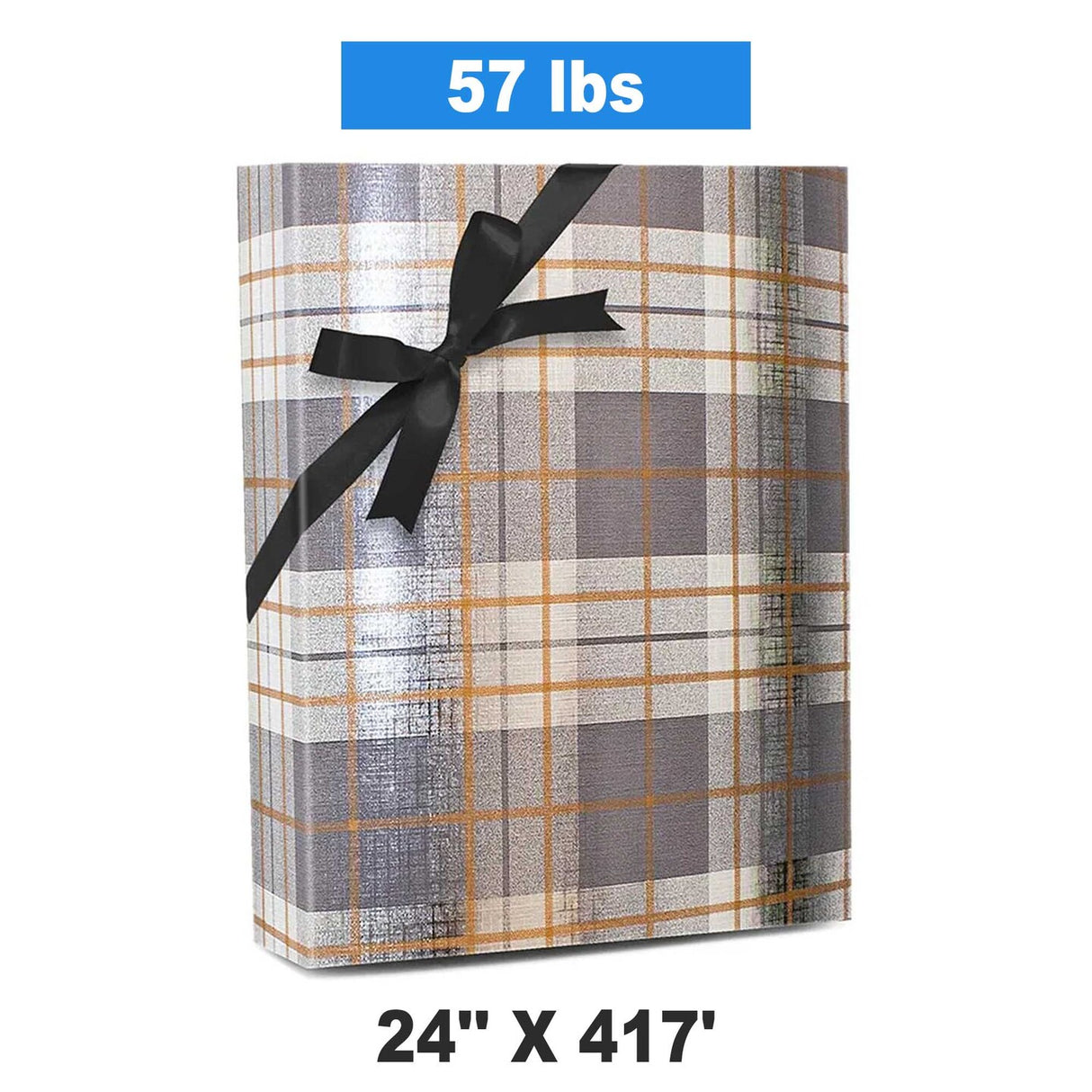 Plaid Christmas Wrapping Paper New Festive Plaid 24 '' × 417 '