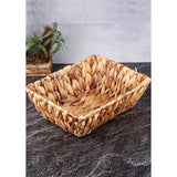 Natural Rush Rectangular Basket Trays Perfectly 11 3/8''x8 5/8''