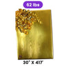 Gold Watercolor Embossed Metallic Wrapping Paper 30" x 417" Roll