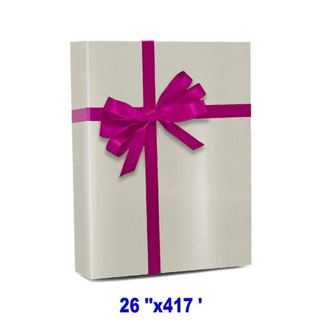 Charming Solid Wrapping Paper 26" x 417' 60 lbs for Sweet Gifts