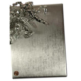 Bright Aluminum Embossed Metallic Wrapping Paper 24" x 417" Roll