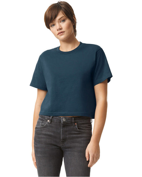 American Apparel® Ladies Fine Jersey Crewneck Short Sleeve Boxy T Shirt