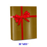 Premium Solid Gift Wrap 24" x 833' 60 lbs for Maximum Coverage