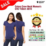 Next Level® Colors Crewneck Women's CVC T-Shirt