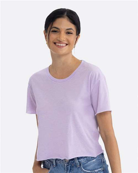 Next Level® Women's Short Sleev Crewneck Festival Crop Top