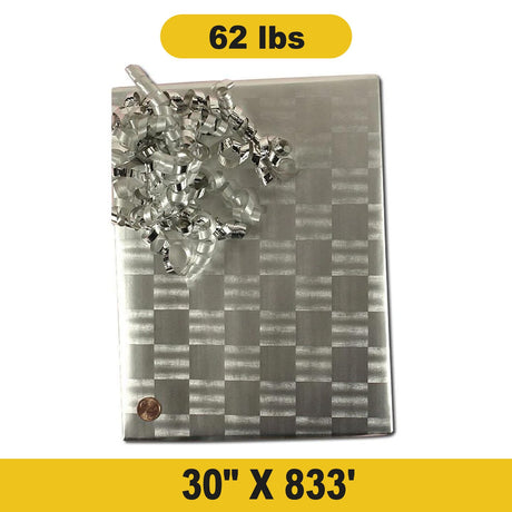 Metallic Foil Wrapping Paper Roll 30'' × 833'