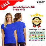 Next Level® Neutrals Women's Short Sleeve Crewneck CVC T-Shirt