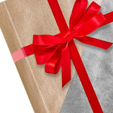 30''x 208' Gold / Silver Kraft Stylish Reversible Wrapping Papers for Christmas