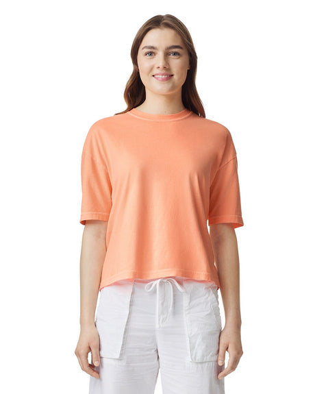 Comfort Colors® Ladies Crewneck Short Sleeve Heavyweight Cropped T Shirt - 3023CL