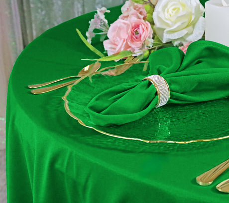 Square Scuba Table Overlay 72x72 Emerald Green