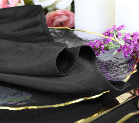 Square Scuba Table Overlay 72x72 Black