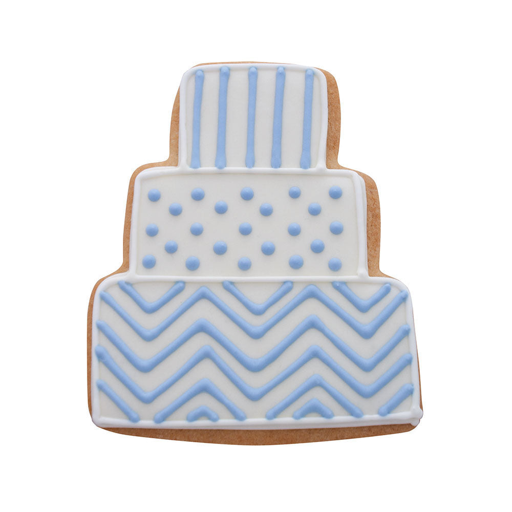 Ann Clark Wedding Cake Cookie Cutter, 3 3/4" x 3 1/4"