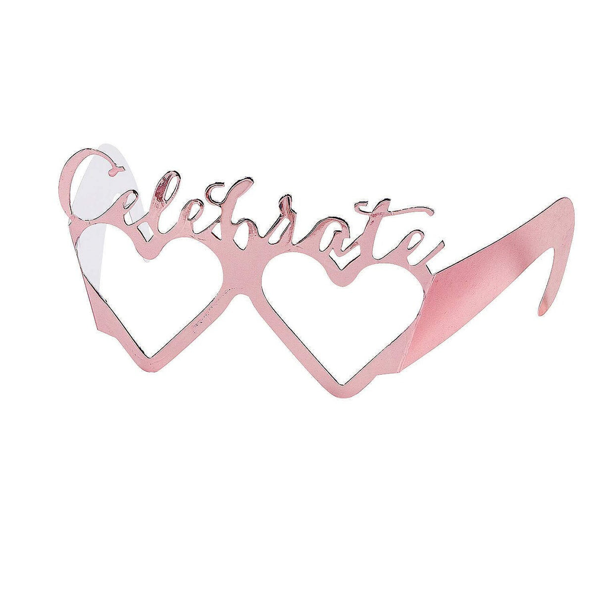 Rose Gold Foil Bridal Party Glasses – Set of 12