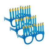 Menorah-Shaped Glasses Set – Pack of 12