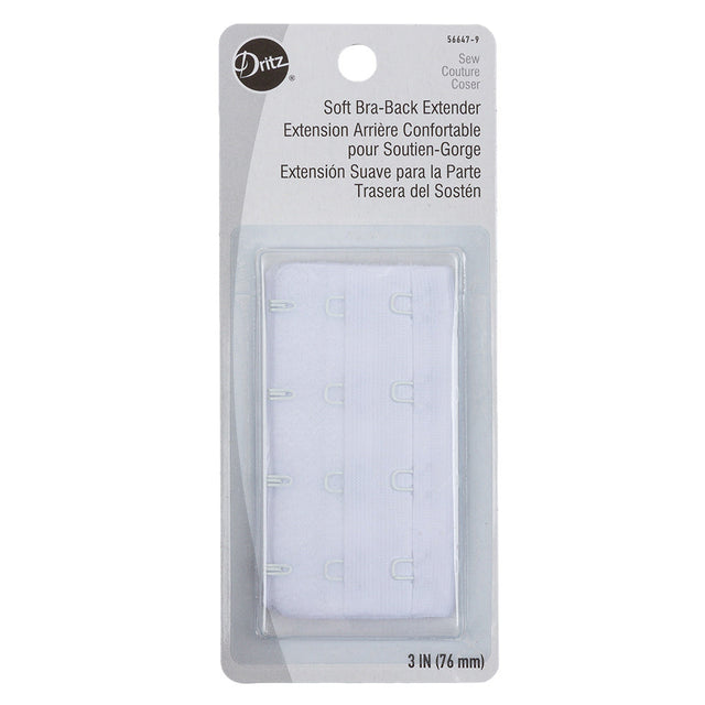 Dritz White Bra Extender - 3"