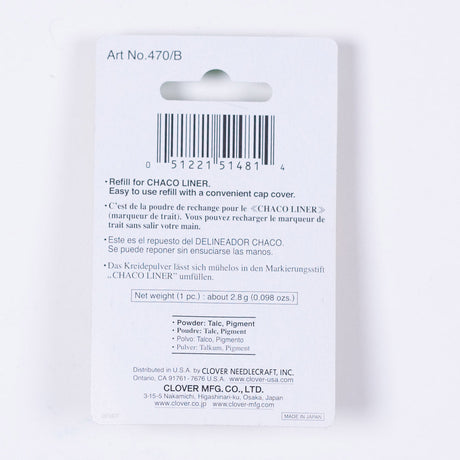 Clover Chaco Liner Refill - Blue