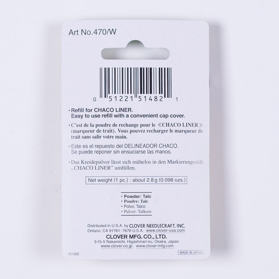 Clover Chaco Liner Refill - White
