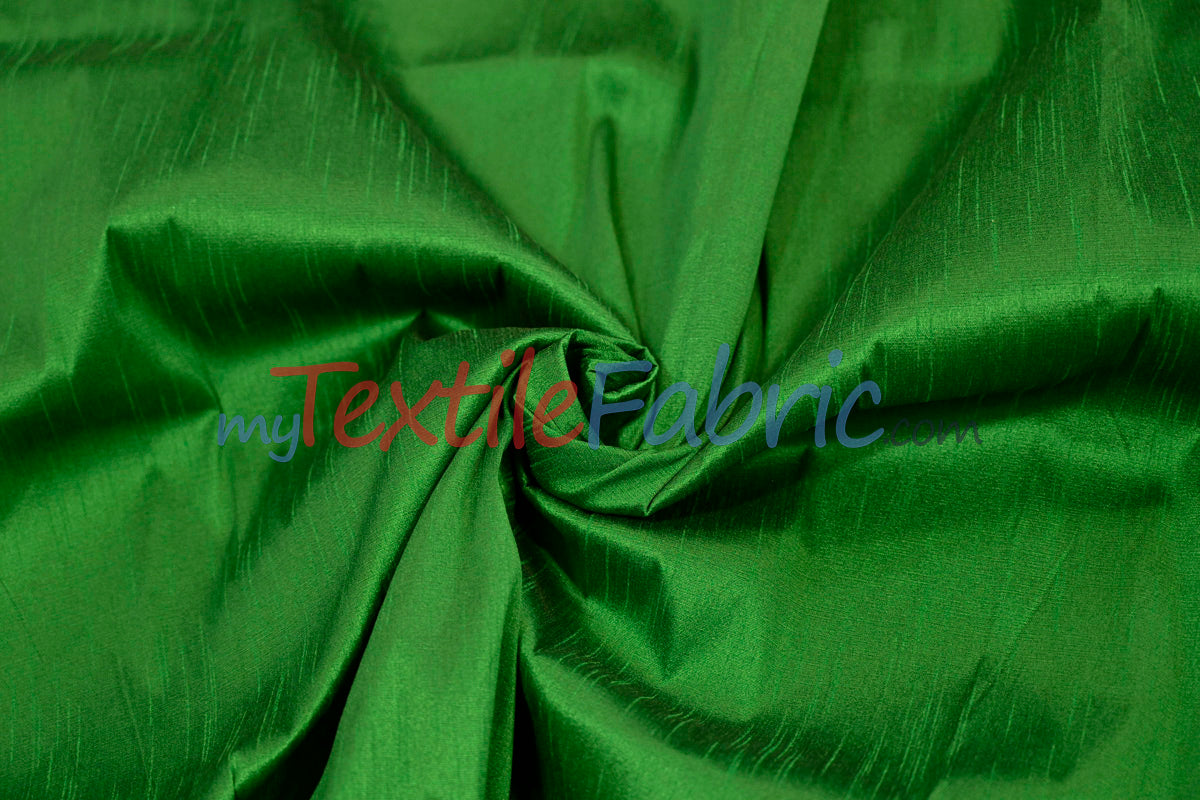 Faux Silk Polyester Dupioni Fabric - Solid Texture, 54" Width, Multiple Colors (Yards, Bolts, Sample Swatch)