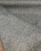 Entourage Wolf Shabby Grained Woven Upholstery Fabric - Gray, Green, Gold Basketweave, 56" Width (By The Yard)
