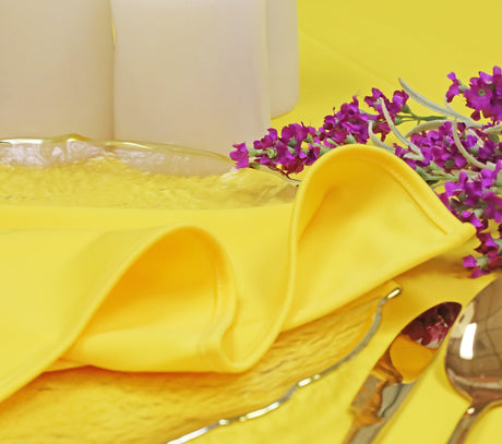 Square Scuba Table Overlay 72x72 Canary Yellow