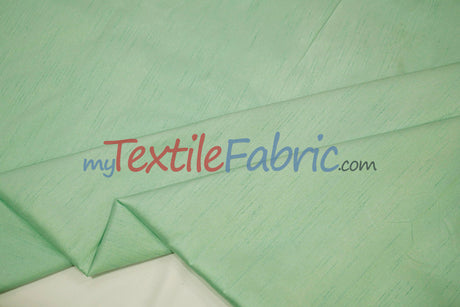 Faux Silk Polyester Dupioni Fabric - Solid Texture, 54" Width, Multiple Colors (Yards, Bolts, Sample Swatch)