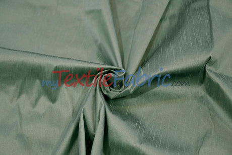 Faux Silk Polyester Dupioni Fabric - Solid Texture, 54" Width, Multiple Colors (Yards, Bolts, Sample Swatch)