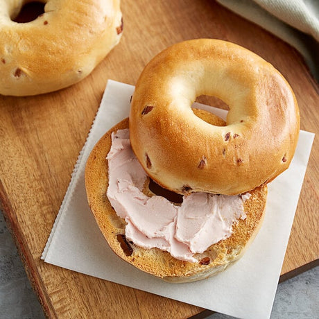 Original Bagel 4.5 oz. New York Style Cranberry Bagel - 75/Case