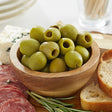 Frutto d'Italia Pitted Green Castelvetrano Olives 9.26 lb. (4.4 lb. Dr. Wt.) Can - 120/140 Count