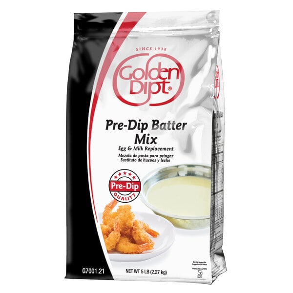 Golden Dipt 5 lb. Pre-Dip Batter Mix - 6/Case