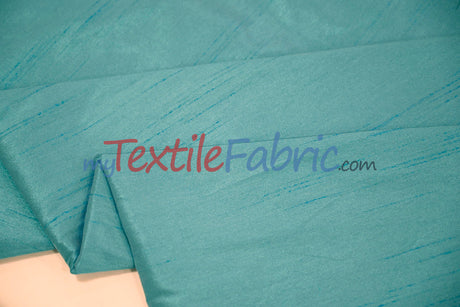 Faux Silk Polyester Dupioni Fabric - Solid Texture, 54" Width, Multiple Colors (Yards, Bolts, Sample Swatch)