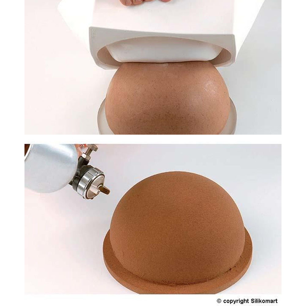Silikomart Silicone Hemisphere Freezing and Baking Mold, 6-1/4" Diameter