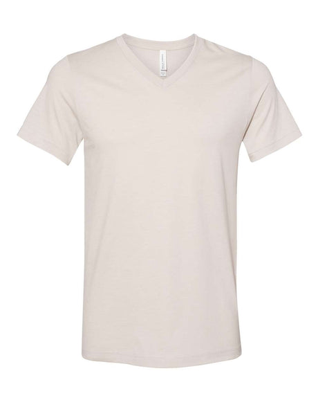 BELLA + CANVAS® Heather CVC Short Sleeve V-Neck Tee