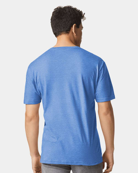 Gildan Softstyle Crewneck ice grey T-Shirt | Soft Ring Spun Cotton Tee USA