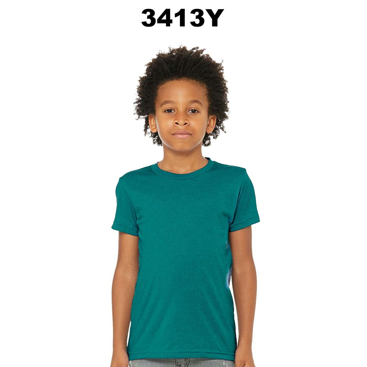 BELLA + CANVAS® Slim Fit Youth Crewneck Short Sleeve Tee