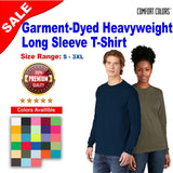 Comfort Colors® Garment-Dyed Heavyweight Long Sleeve T-Shirt