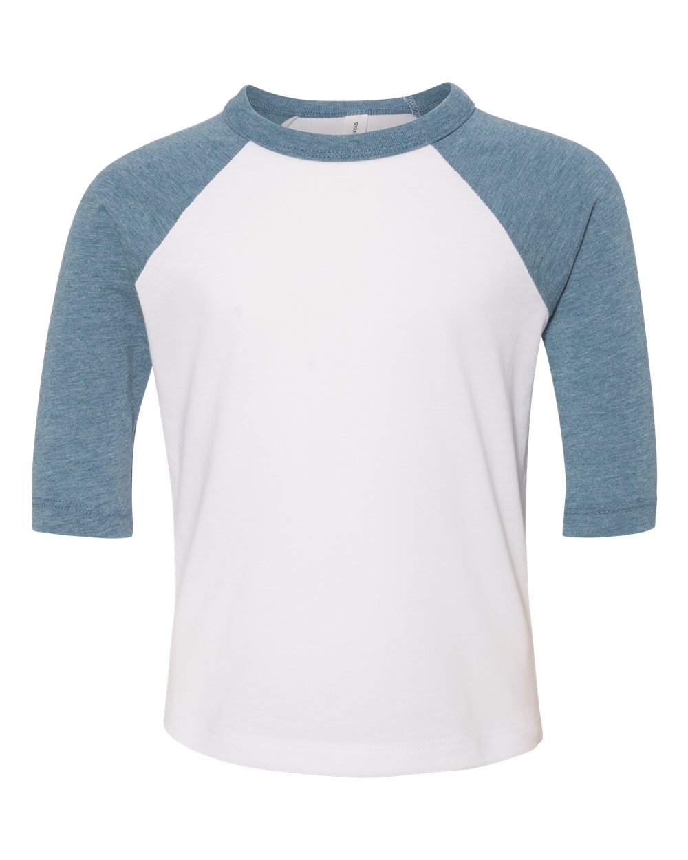 BELLA + CANVAS® Toddler Three Quarter Sleeve Baseball Tee