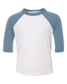 BELLA + CANVAS® Toddler Three Quarter Sleeve Baseball Tee