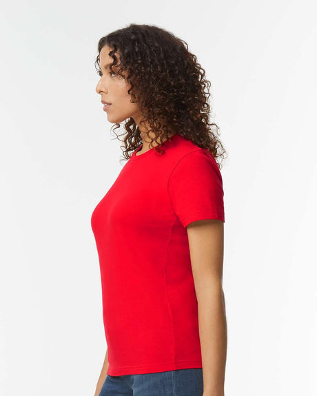 Gildan Women’s Midweight Crewneck T-Shirt | Soft Cotton Tee USA