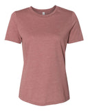 BELLA + CANVAS® Women’s Relaxed Fit Heather CVC Crewneck Short Sleeve T-Shirt