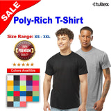 Tultex® Poly-Rich Crew Neck Short Sleeve T-Shirt