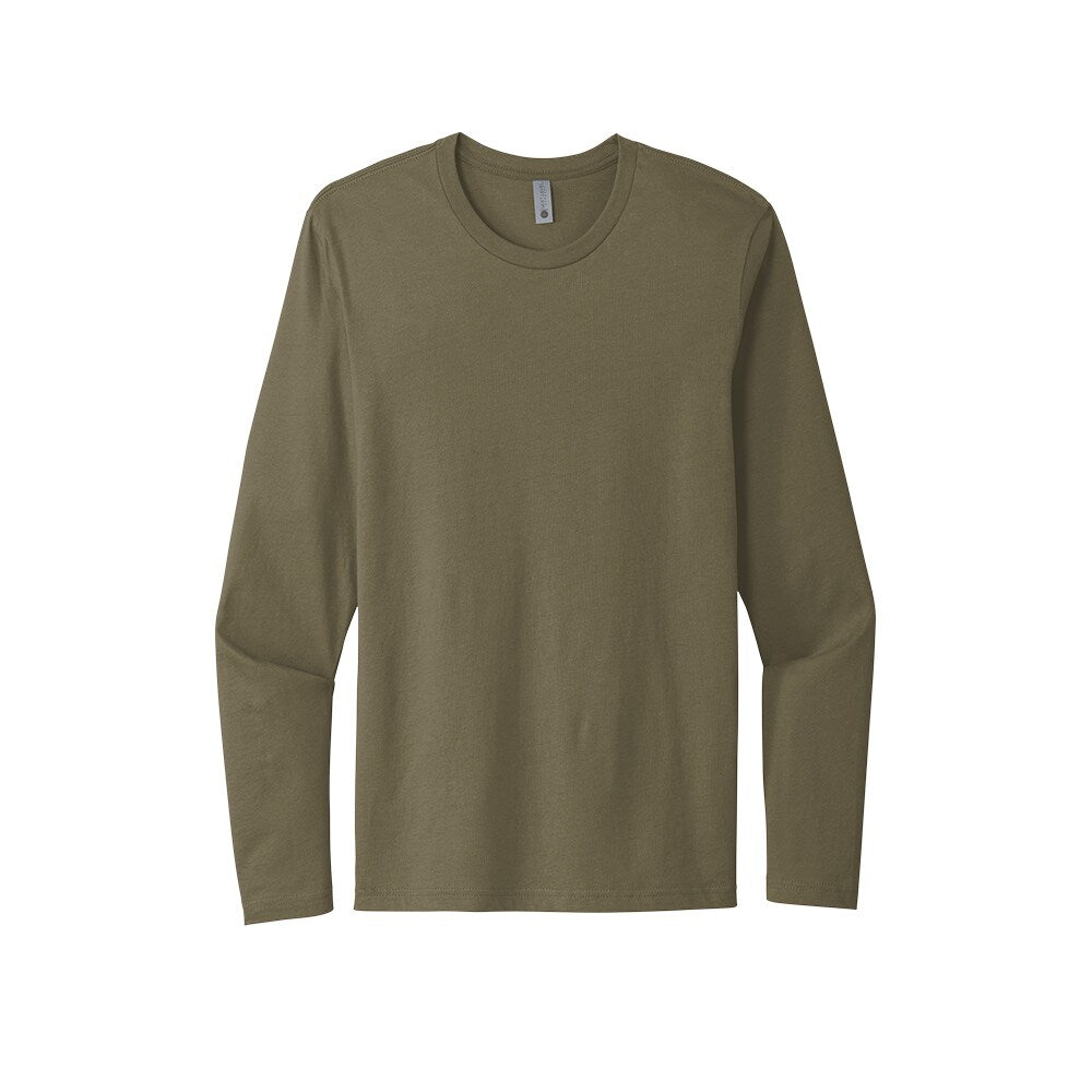 Next Level® Soft & Lightweight Cotton Crewneck Long Sleeve Tee