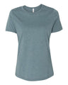 BELLA + CANVAS® Women’s Relaxed Fit Heather CVC Crewneck Short Sleeve T-Shirt