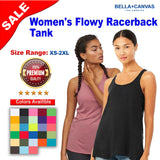 BELLA + CANVAS® Women's Flowy Racerback Sleeveless Tank