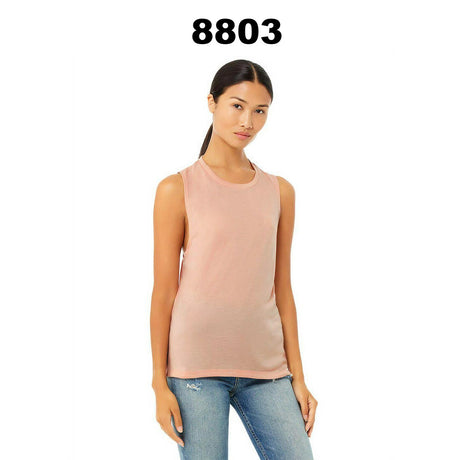 BELLA + CANVAS® Women's Flowy Scoop Muscle Tank - 8803